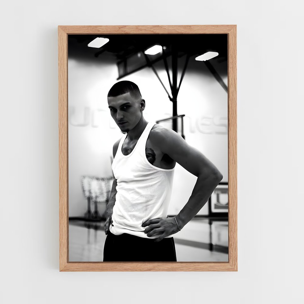 Poster Muscle & Ambition – affiche Basketball (vue 4)